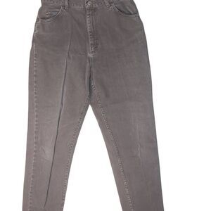 Vintage Lee Stonewash Brown Straight Leg Boyfriend Mom Jeans 34